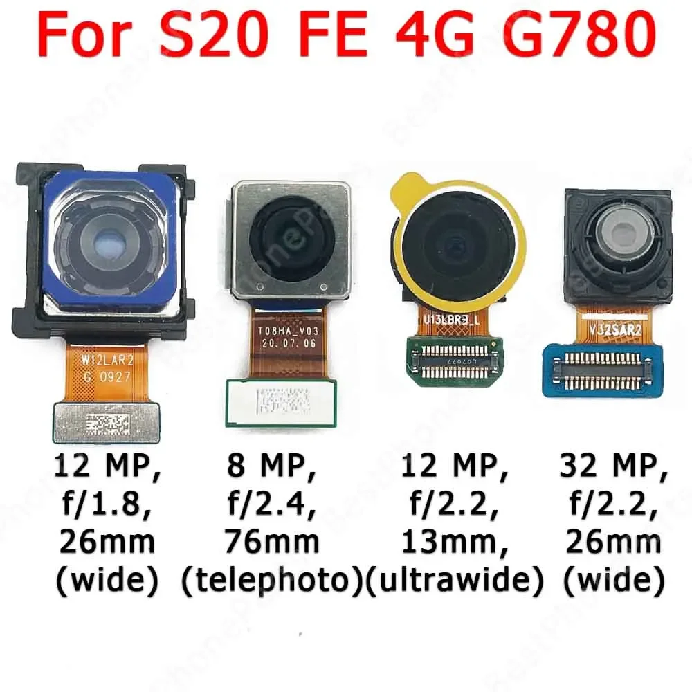 Передняя Задняя камера для Samsung Galaxy S20 FE 4G Lite 5G G780 G781, задняя фронтальная камера для селфи, запасные части модуля
Передняя Задняя камера для Samsung Galaxy S20 FE 4G Lite 5G G780 G781, задняя фронтальная камера для селфи, запасные части модуля