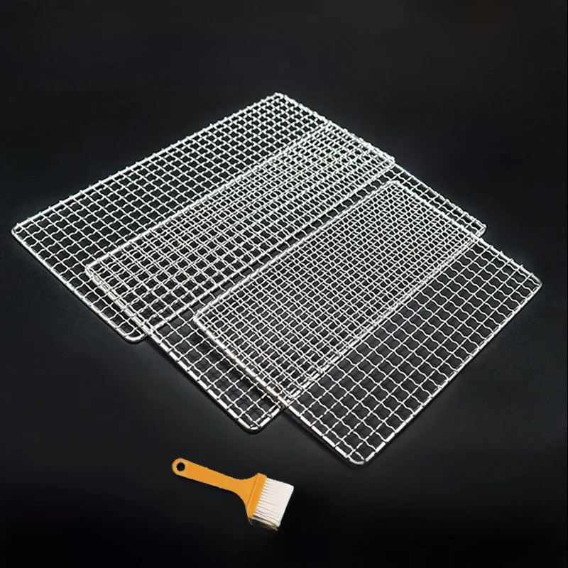 Thickened 304 Stainless Steel Barbecue Net Rectangular Oven Grid Outdoor Barbecue Grill Rack BBQ Meat Grid Kitchen Cooking Tools
Thickened 304 Stainless Steel Barbecue Net Rectangular Oven Grid Outdoor Barbecue Grill Rack BBQ Meat Grid Kitchen Cooking Tools