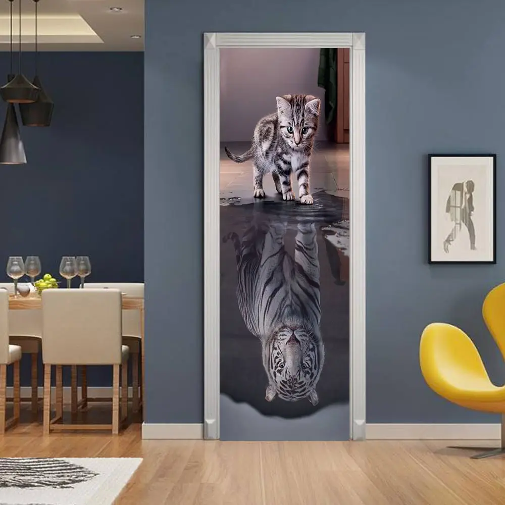 3D Animal Door Sticker Peel & Stick PVC Wallpaper with Waterproof and Wear-Resisting Self-Adhesive Living Room Home Decoration
3D Animal Door Sticker Peel & Stick PVC Wallpaper with Waterproof and Wear-Resisting Self-Adhesive Living Room Home Decoration