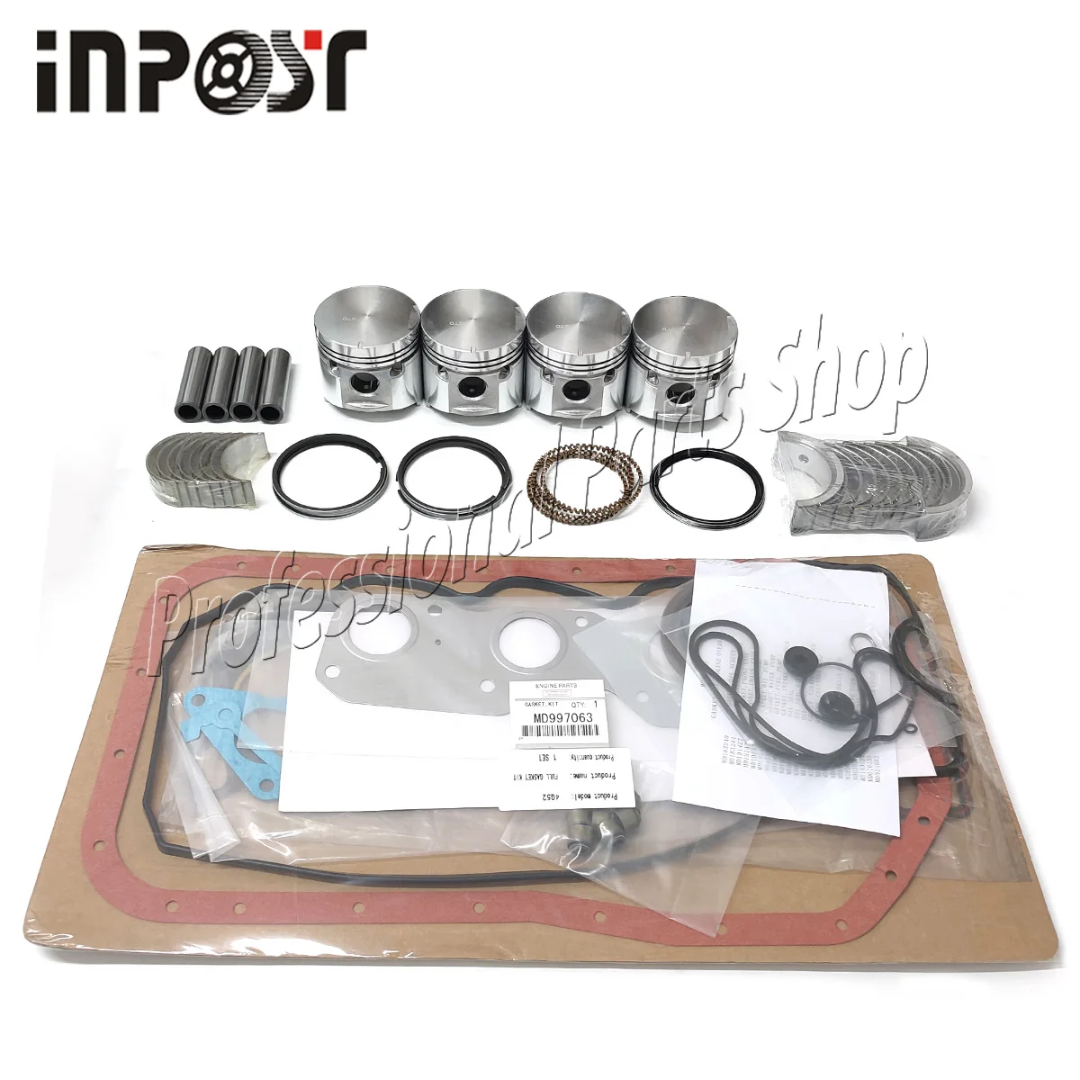 4G52 Overhaul Rebuild Kit For Mitsubishi 4G52 Engine Piston Ring Gasket Kit Bearing
4G52 Overhaul Rebuild Kit For Mitsubishi 4G52 Engine Piston Ring Gasket Kit Bearing