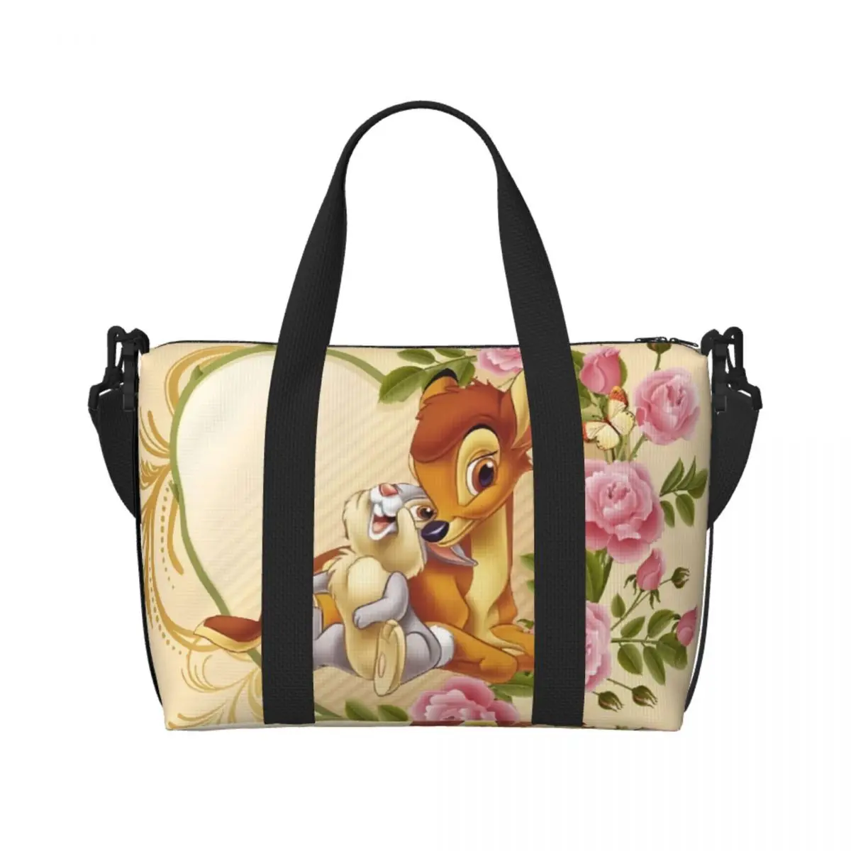 Custom Large Bambi Animated Movies Tote Bag for Women Shoulder Shopper Beach Gym Travel Bag
Custom Large Bambi Animated Movies Tote Bag for Women Shoulder Shopper Beach Gym Travel Bag