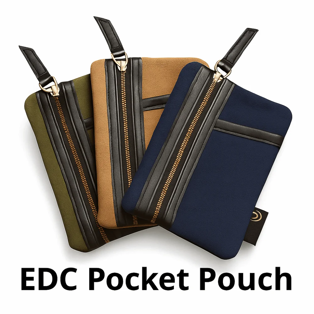 Waxed Canvas EDC Pocket Pouch Card Holder Coin Purse Mini EDC Organizer Compact Zippered Pocket EDC Tools Storage Bag
Waxed Canvas EDC Pocket Pouch Card Holder Coin Purse Mini EDC Organizer Compact Zippered Pocket EDC Tools Storage Bag