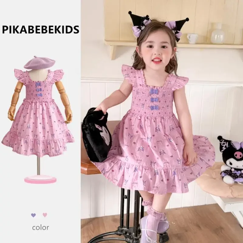 Girl Sanrios Skirt Spring Summer Kuromi New Dress Children's Clothing Cute Cartoon Sling Vest Skirt Anime Figure Kawaii
Girl Sanrios Skirt Spring Summer Kuromi New Dress Children's Clothing Cute Cartoon Sling Vest Skirt Anime Figure Kawaii