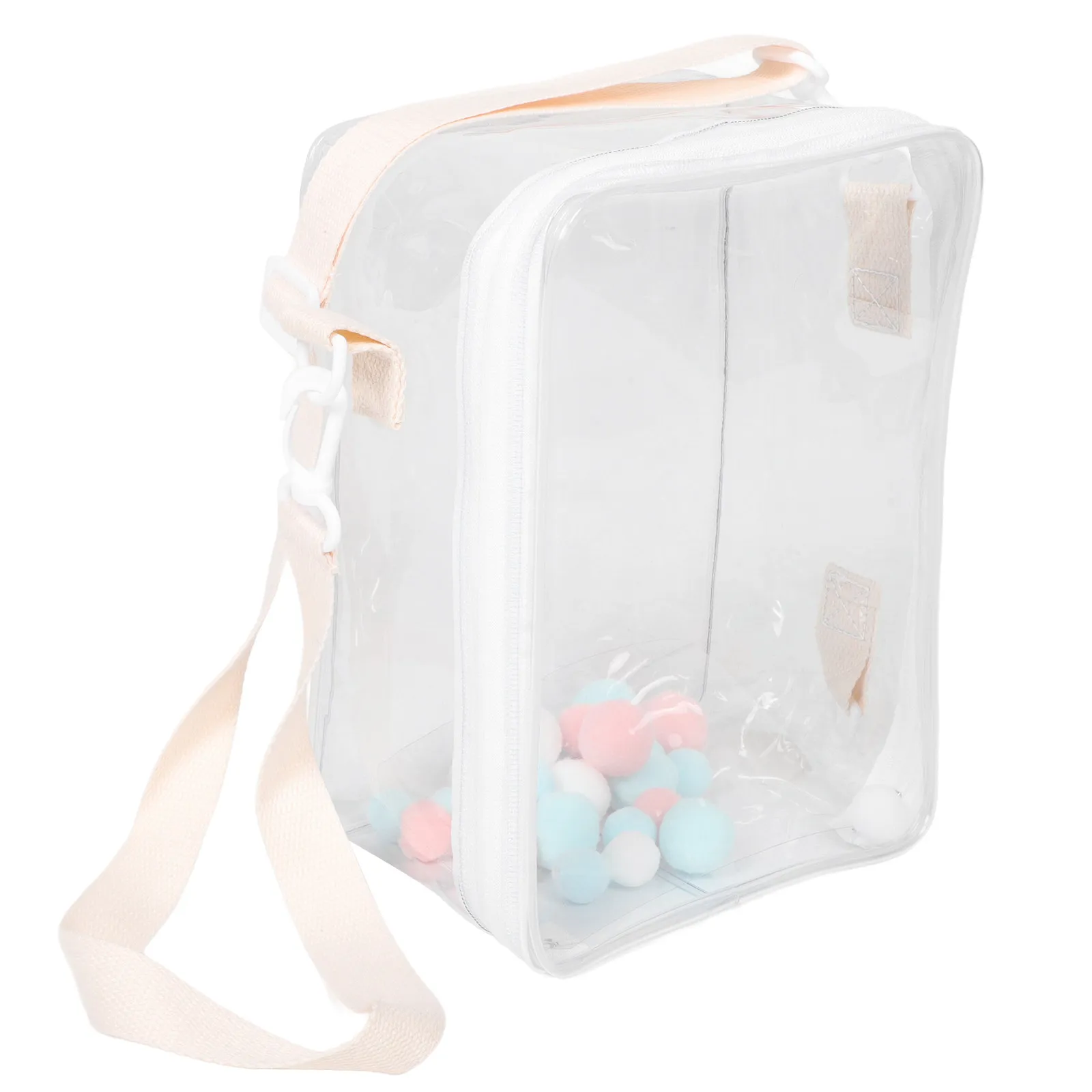 Clear Figures Display Bag Large Capacity Transparent PVC Storage Shoulder Bag Crossbody Portable Case for Mini Figures
Clear Figures Display Bag Large Capacity Transparent PVC Storage Shoulder Bag Crossbody Portable Case for Mini Figures