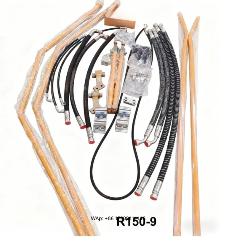 R215-7 R150-9 R130VS R350LC-9V R385LC-9T R225 R385 R110 R350 Excavator Breaker Hammer Line Piping Kits for Installing Attachment