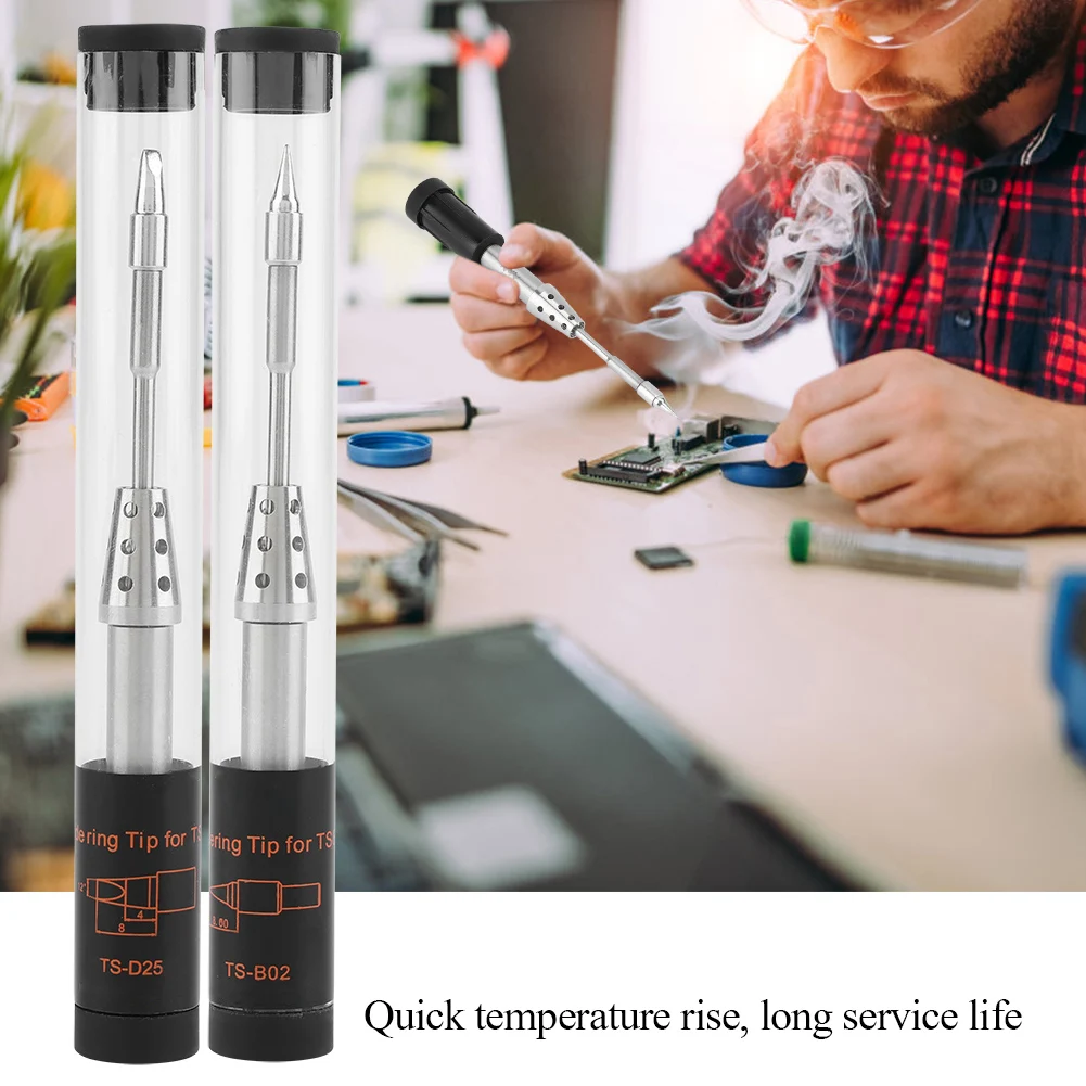 TS-D25/B02 Pluggable Soldering Iron Tips Replacement for TS80 Digital Soldering Iron Soldering Iron Tip TS80 Soldering Iron Tip
TS-D25/B02 Pluggable Soldering Iron Tips Replacement for TS80 Digital Soldering Iron Soldering Iron Tip TS80 Soldering Iron Tip