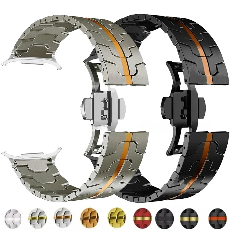 Stainless Steel Band for Samsung Galaxy Watch 7 Ultra 47mm No Gaps Curved End Metal Bracelet for Galaxy Ultra 2025 Strap Correa
Stainless Steel Band for Samsung Galaxy Watch 7 Ultra 47mm No Gaps Curved End Metal Bracelet for Galaxy Ultra 2025 Strap Correa
