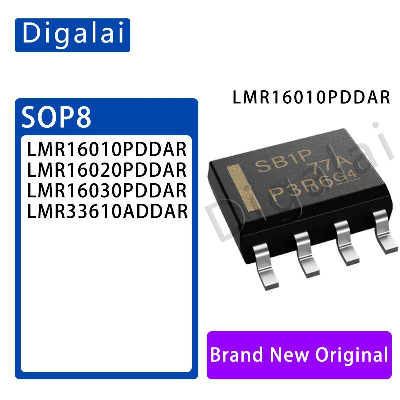 Original LMR16010/16020/16030PDDAR LMR33610ADDAR Synchronous Buck Converter 4.5-60V 10-30A IC chip HSOP-8 Industrial Bulk Stock
Original LMR16010/16020/16030PDDAR LMR33610ADDAR Synchronous Buck Converter 4.5-60V 10-30A IC chip HSOP-8 Industrial Bulk Stock