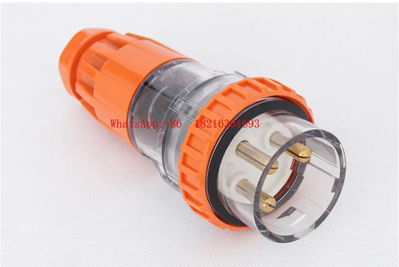 Outdoor Industrial Waterproof Power Plug 3-core 4-core 5-core 10-50A Coupling Connector Male and Female
Outdoor Industrial Waterproof Power Plug 3-core 4-core 5-core 10-50A Coupling Connector Male and Female