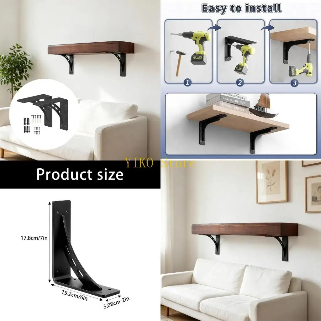 K32C Multipurpose Triangle Bracket Quick Installation Shelf Support Mounting Holder Carbon Steel Rack for Home and Office Use
K32C Multipurpose Triangle Bracket Quick Installation Shelf Support Mounting Holder Carbon Steel Rack for Home and Office Use