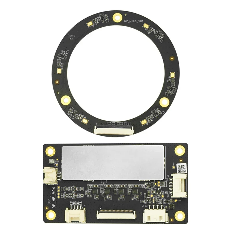 Far Field Microphone Ring Array Module ROS Six Mai Voice Board Six Mai Sound Source
Far Field Microphone Ring Array Module ROS Six Mai Voice Board Six Mai Sound Source