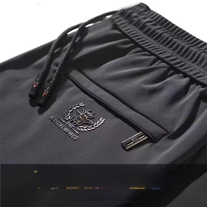 High-End Ice Silk Men's Elastic Casual Pants Loose Sports Thin Straight Leg Long Trousers for Young Men Youthful Sle Autumn...
High-End Ice Silk Men's Elastic Casual Pants Loose Sports Thin Straight Leg Long Trousers for Young Men Youthful Sle Autumn...