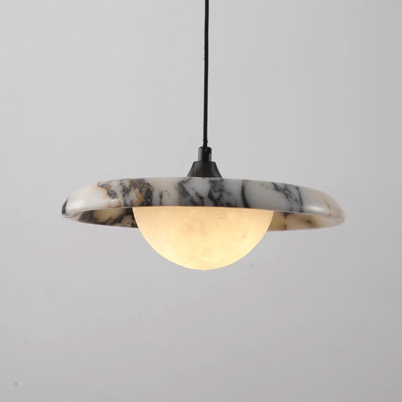 Luxury Black Round Natural Stone Pendant Lamp High-end Bedroom Bedside LED Chandelier Living room Decoration Home Hanging Lights
Luxury Black Round Natural Stone Pendant Lamp High-end Bedroom Bedside LED Chandelier Living room Decoration Home Hanging Lights