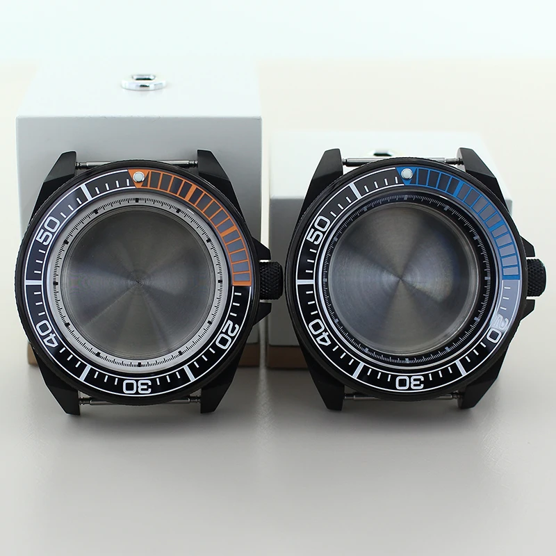 Black 43.8mm Luxury Diving Watch Case Sapphire Crystal For Seiko NH35 NH36 NH38 NH34 4R36 Movement 28.5mm Dial Modified Samurai
Black 43.8mm Luxury Diving Watch Case Sapphire Crystal For Seiko NH35 NH36 NH38 NH34 4R36 Movement 28.5mm Dial Modified Samurai