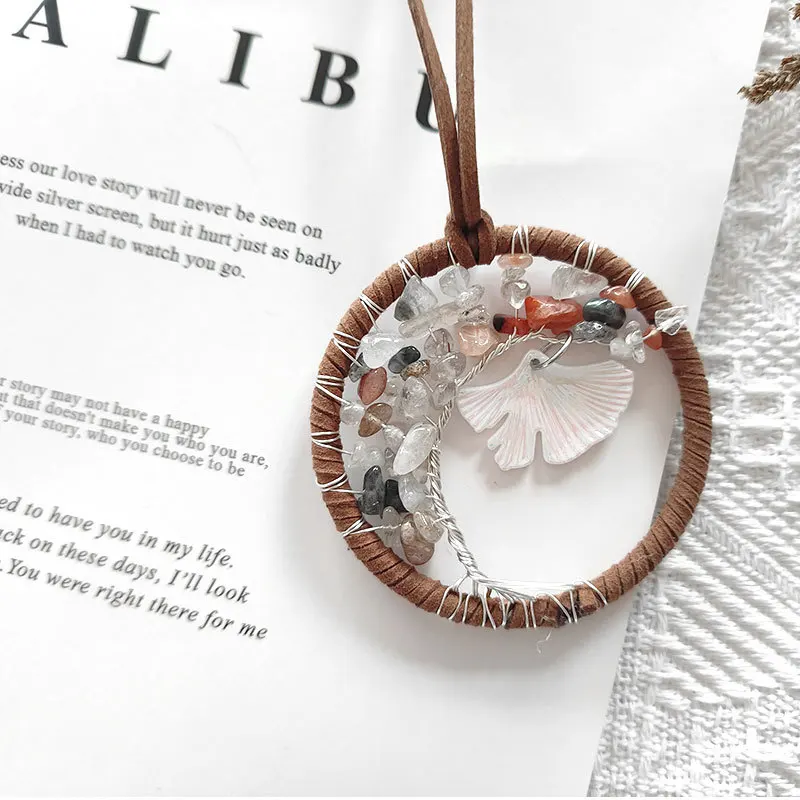 Creative Dreamcatcher Rearview Mirror Car Pendant Hand Woven Ornaments Maple Leaf Shape Car Accessories Interior Woman 7cm
Creative Dreamcatcher Rearview Mirror Car Pendant Hand Woven Ornaments Maple Leaf Shape Car Accessories Interior Woman 7cm