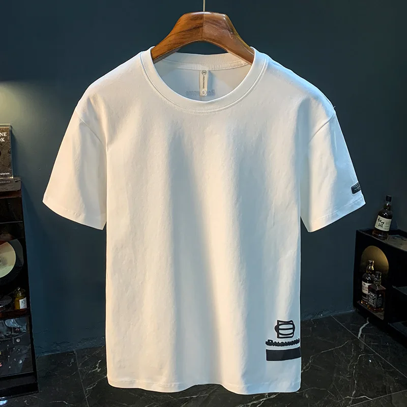 Letter printed trendy brand short sleeved T-shirt for men, thin, loose, casual and elastic men's top for summer 2025
Letter printed trendy brand short sleeved T-shirt for men, thin, loose, casual and elastic men's top for summer 2025