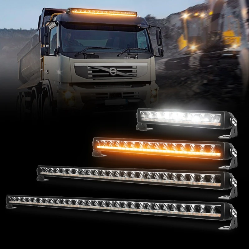 Car LED single row long strip light spotlight middle net spotlight with yellow warning light strip
Car LED single row long strip light spotlight middle net spotlight with yellow warning light strip