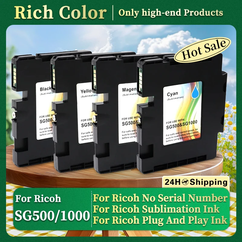 SG500 SG1000 Sublimation Color Compatible Ink Cartridge SG500 SG1000 for Sawgrass SG500 SG1000 Printer With Chip With Ink
SG500 SG1000 Sublimation Color Compatible Ink Cartridge SG500 SG1000 for Sawgrass SG500 SG1000 Printer With Chip With Ink