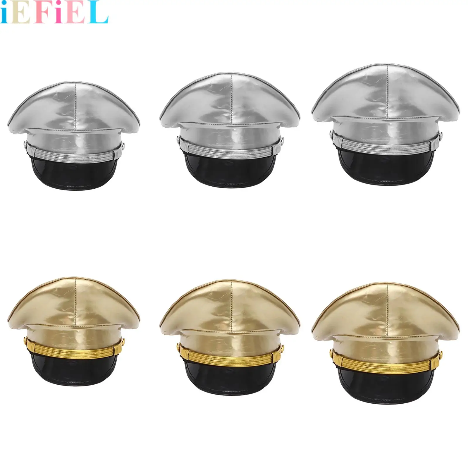 1pcs Patent Leather Captain Hat Police Hat Rave Punk Goth Hat Cosplay Head Gear for Dance Party Stage Performance
1pcs Patent Leather Captain Hat Police Hat Rave Punk Goth Hat Cosplay Head Gear for Dance Party Stage Performance