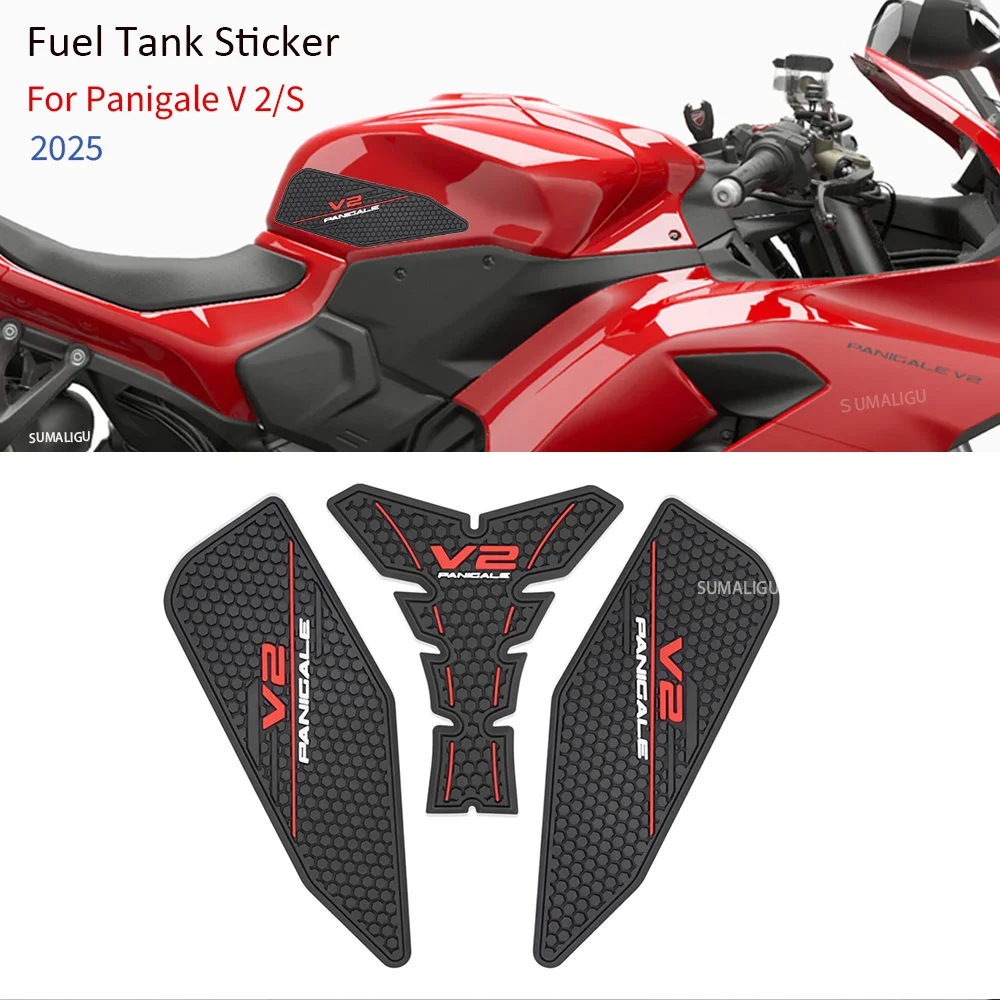 For Ducati Panigale V2 V2S 2025 2026 Motorcycle Non-slip Side Fuel Tank Stickers Waterproof Pad Rubber Sticker
For Ducati Panigale V2 V2S 2025 2026 Motorcycle Non-slip Side Fuel Tank Stickers Waterproof Pad Rubber Sticker