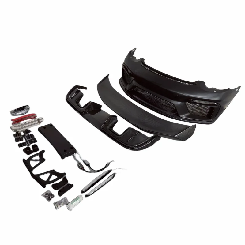 For the Porsche 987.2 Cayman Upgrade a Style Semi Carbon Body Kit Front Bumper Rear Diffuser Rear Spoiler Exhaust
For the Porsche 987.2 Cayman Upgrade a Style Semi Carbon Body Kit Front Bumper Rear Diffuser Rear Spoiler Exhaust