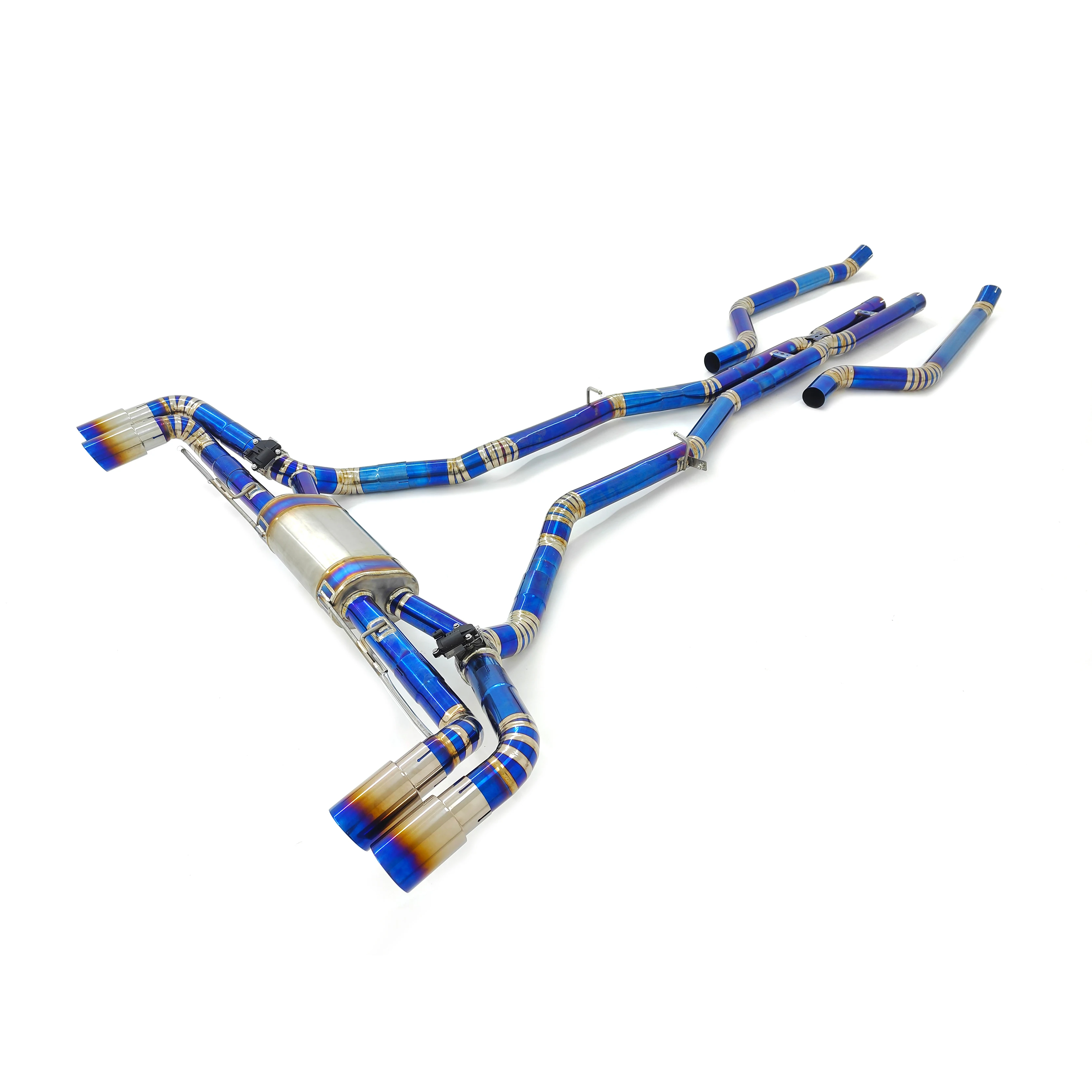 CSZ Titanium Exhaust For BMW G05 G06 X5 X6 M60i S68 4.4TT 2023- Valved Muffler Remote Control Catback Exhaust
CSZ Titanium Exhaust For BMW G05 G06 X5 X6 M60i S68 4.4TT 2023- Valved Muffler Remote Control Catback Exhaust