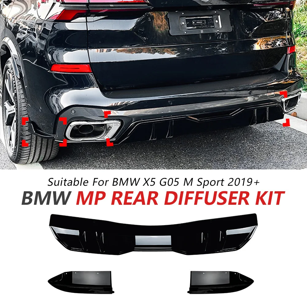 MP Rear Bumper Lip For BMW X5 G05 M Sport 2019 + Glossy Black Sport Bumper Lip Spoiler Rear Diffuser Car Body Tuning
MP Rear Bumper Lip For BMW X5 G05 M Sport 2019 + Glossy Black Sport Bumper Lip Spoiler Rear Diffuser Car Body Tuning