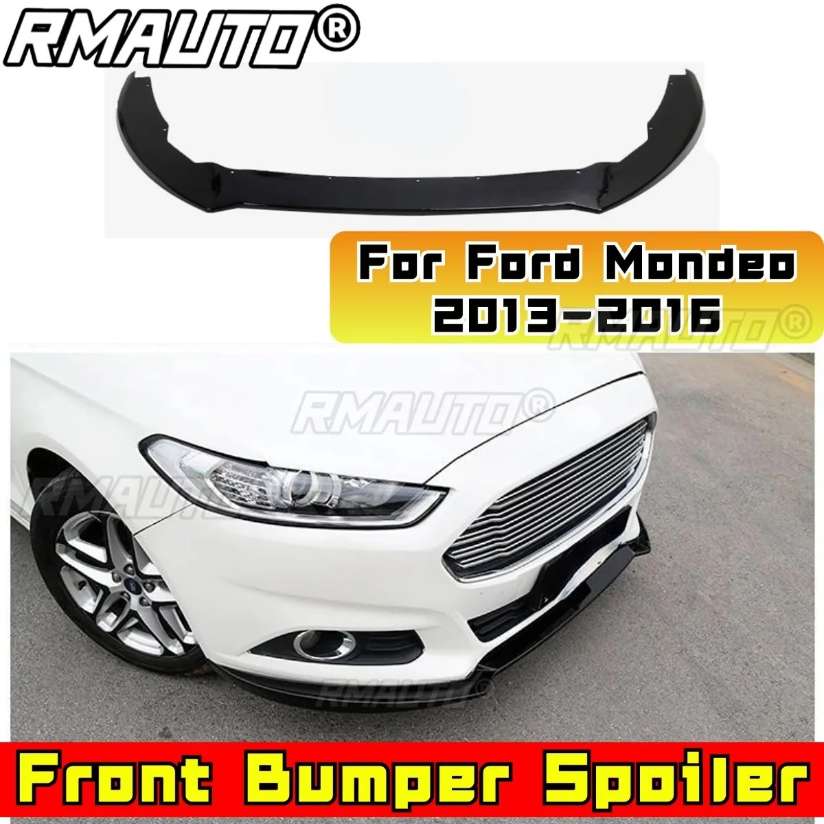 For Ford Mondeo 2013-2016 Car Front Bumper Lip Splitter Diffuser Body Kit Gloss Black Bumper Lip Modification Part
For Ford Mondeo 2013-2016 Car Front Bumper Lip Splitter Diffuser Body Kit Gloss Black Bumper Lip Modification Part