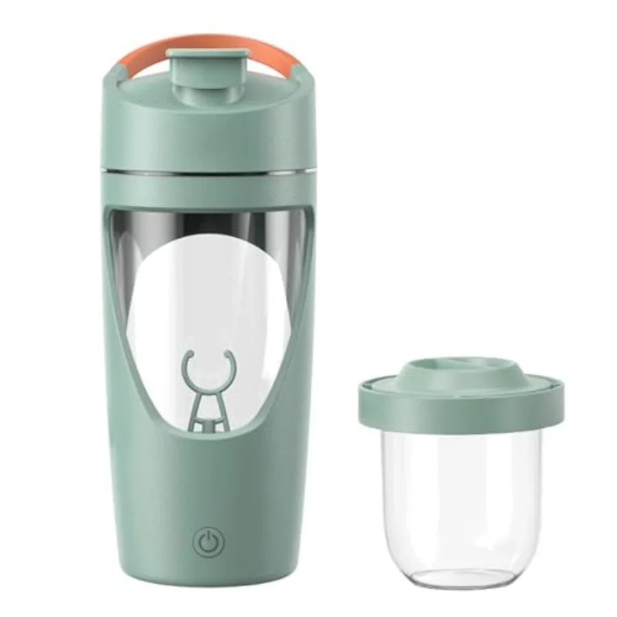 Electric Protein Shaker Bottle with Storage, 24oz USB-C Rechargeable Protein Shaker Cup, BPA-Free Tritan, Leak-Proof Portable M
Electric Protein Shaker Bottle with Storage, 24oz USB-C Rechargeable Protein Shaker Cup, BPA-Free Tritan, Leak-Proof Portable M