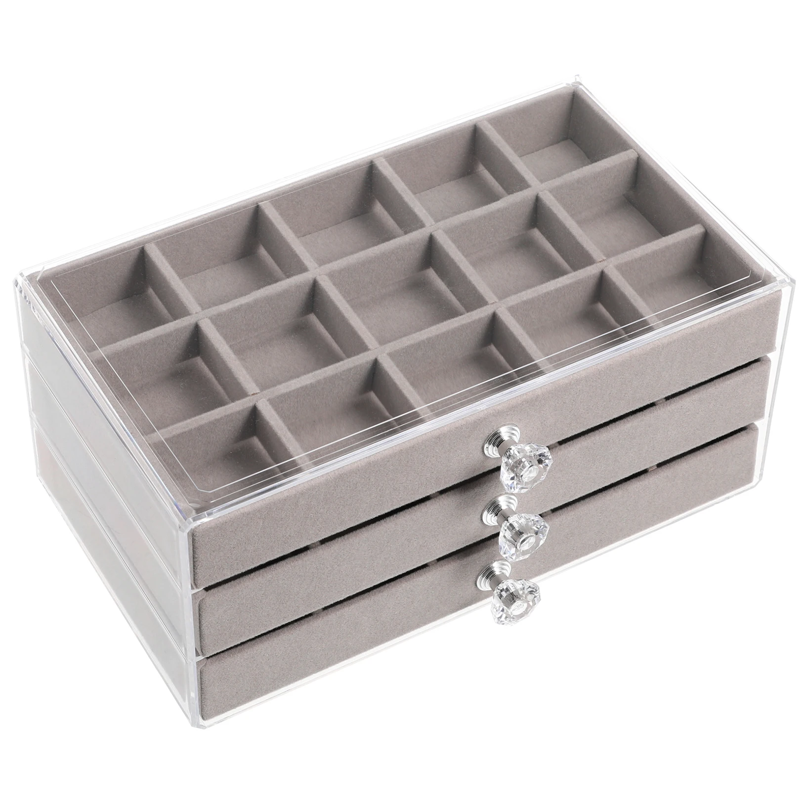 Bracelets Jewelry Box Organizer Organizing Case Portable Containers Tray Classify Multi-layer Grey Travel
Bracelets Jewelry Box Organizer Organizing Case Portable Containers Tray Classify Multi-layer Grey Travel