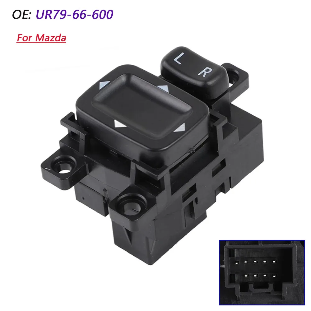 Переключатель заднего зеркала автомобиля, совместимый с моделями Mazda OE UR7966600 UR79-66-600, ABS, автомобильные аксессуары с прямой посадкой
Переключатель заднего зеркала автомобиля, совместимый с моделями Mazda OE UR7966600 UR79-66-600, ABS, автомобильные аксессуары с прямой посадкой