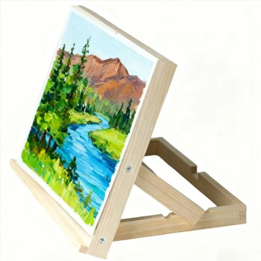 Tabletop Wooden Easel Stand, Adjustable Art Easel for Painting, Drawing, Sketching, Canvas, Books and Artwork Display
Tabletop Wooden Easel Stand, Adjustable Art Easel for Painting, Drawing, Sketching, Canvas, Books and Artwork Display