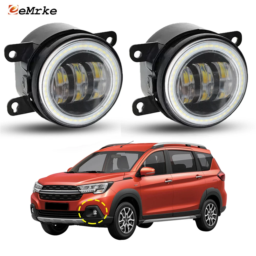 Upgrade Led Fog Lights Lens DRL for Suzuki Ertiga XL7 XL6 2019 2020 2021 2022 2023 Car PTF with Front Bumper Angel Eyes Rings
Upgrade Led Fog Lights Lens DRL for Suzuki Ertiga XL7 XL6 2019 2020 2021 2022 2023 Car PTF with Front Bumper Angel Eyes Rings