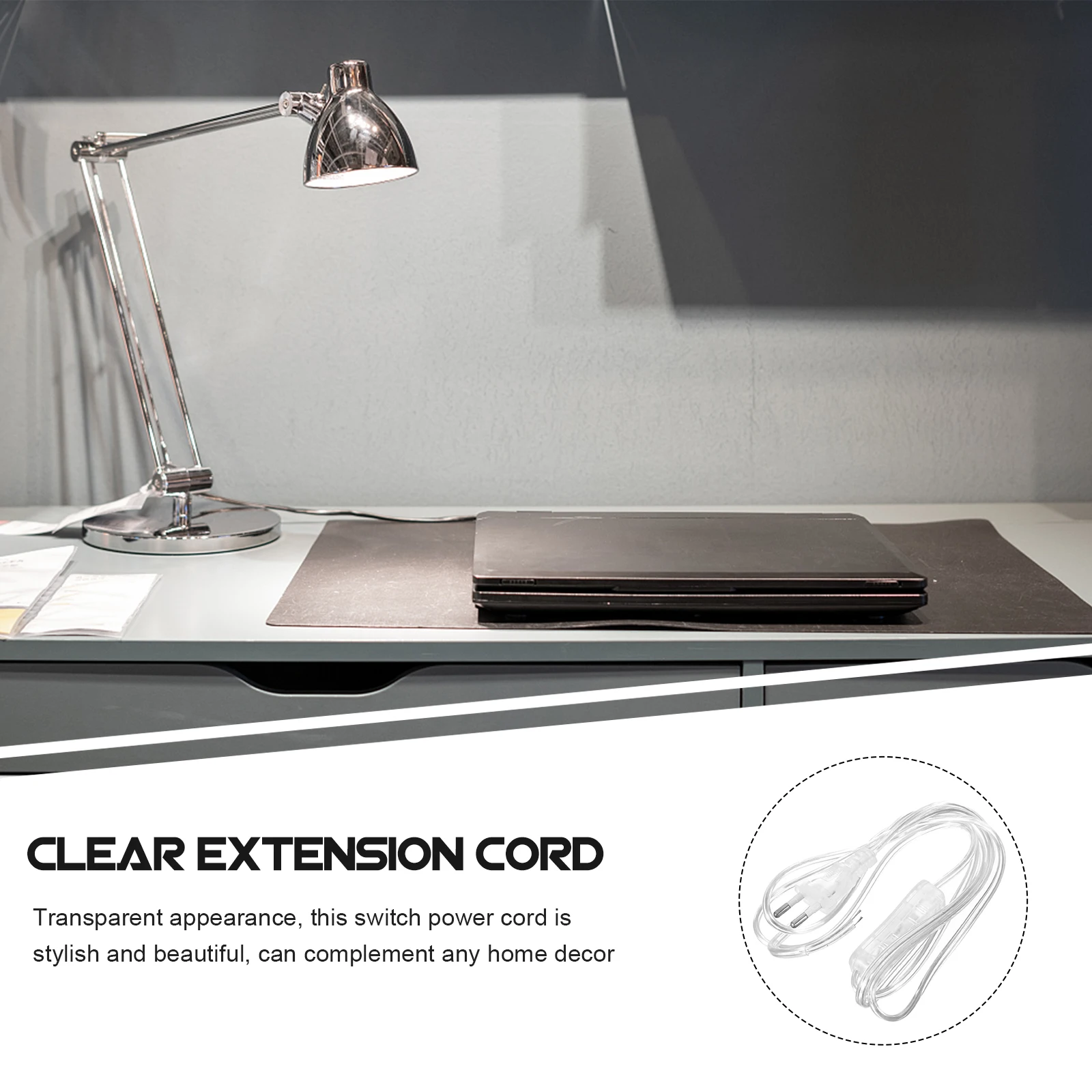 Ultra-Thin European Power Transparent Extension Cable Clear Indoor Light Wire Replacement Long Length PVC Copper Durable DIY
Ultra-Thin European Power Transparent Extension Cable Clear Indoor Light Wire Replacement Long Length PVC Copper Durable DIY