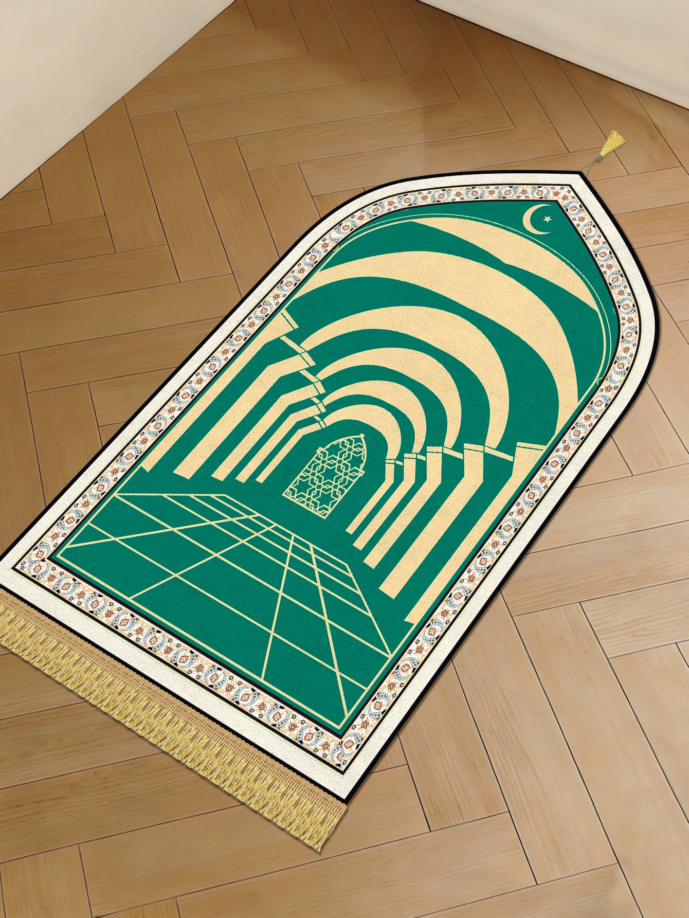 1pc Geometric Printed Prayer Mat Flannel Portable Thickened Sponge Anti-Slip Prayer Mat with Tassels Suitable for Multi Worship
1pc Geometric Printed Prayer Mat Flannel Portable Thickened Sponge Anti-Slip Prayer Mat with Tassels Suitable for Multi Worship