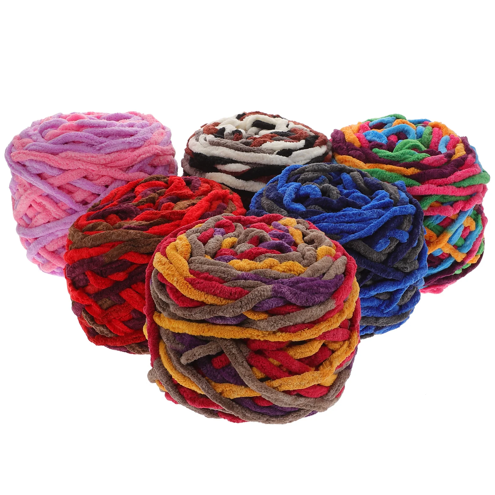 6 Rolls Chunky Acrylic Yarn Thick Knitting Yarn for Sweaters Scarves Hats Shawls Soft Crochet Thread for DIY Knitting
6 Rolls Chunky Acrylic Yarn Thick Knitting Yarn for Sweaters Scarves Hats Shawls Soft Crochet Thread for DIY Knitting
