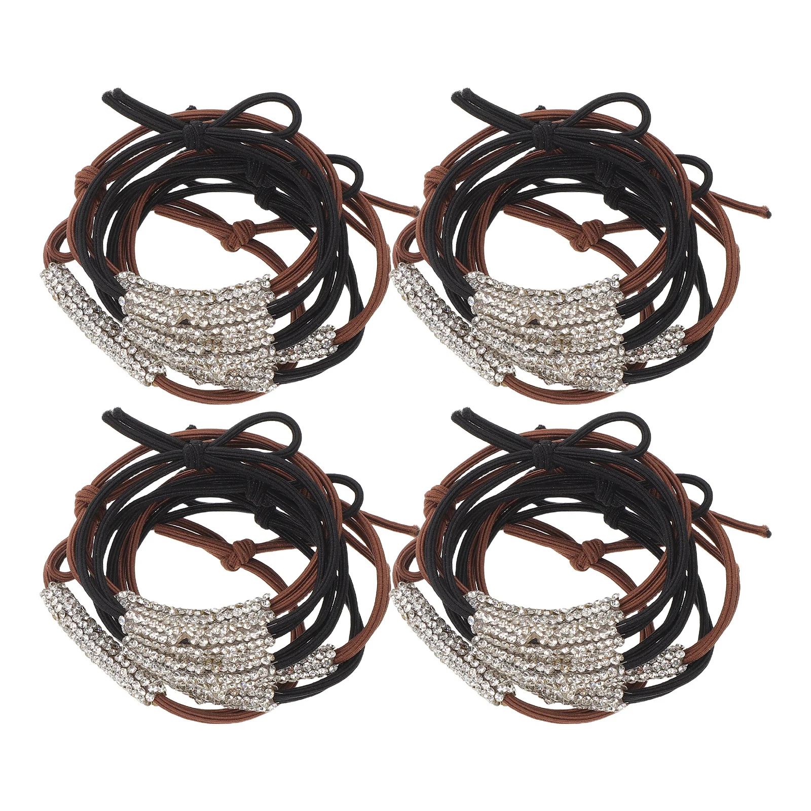 24Pcs Rhinestone Elastic Hair Ties Water Drill High Elasticity No Damage Hairbands Ponytail Holders Scrunchies for Women Girls
24Pcs Rhinestone Elastic Hair Ties Water Drill High Elasticity No Damage Hairbands Ponytail Holders Scrunchies for Women Girls