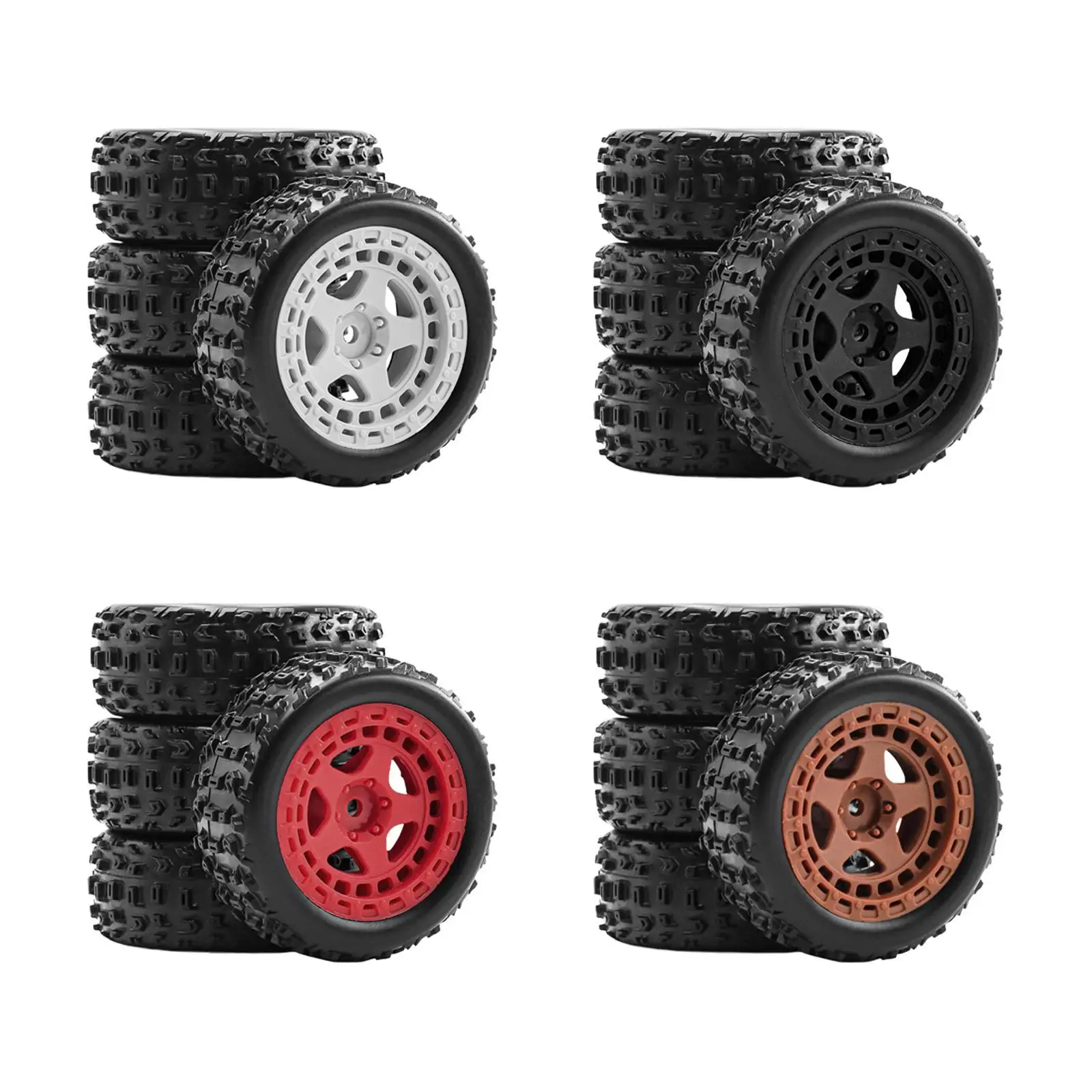 4Pcs Wheels and Tires 2.7x1inch Replacement for 1/18 2S 223S RC Crawler Accessory Lightweight Simple Assembly Replace Parts
4Pcs Wheels and Tires 2.7x1inch Replacement for 1/18 2S 223S RC Crawler Accessory Lightweight Simple Assembly Replace Parts