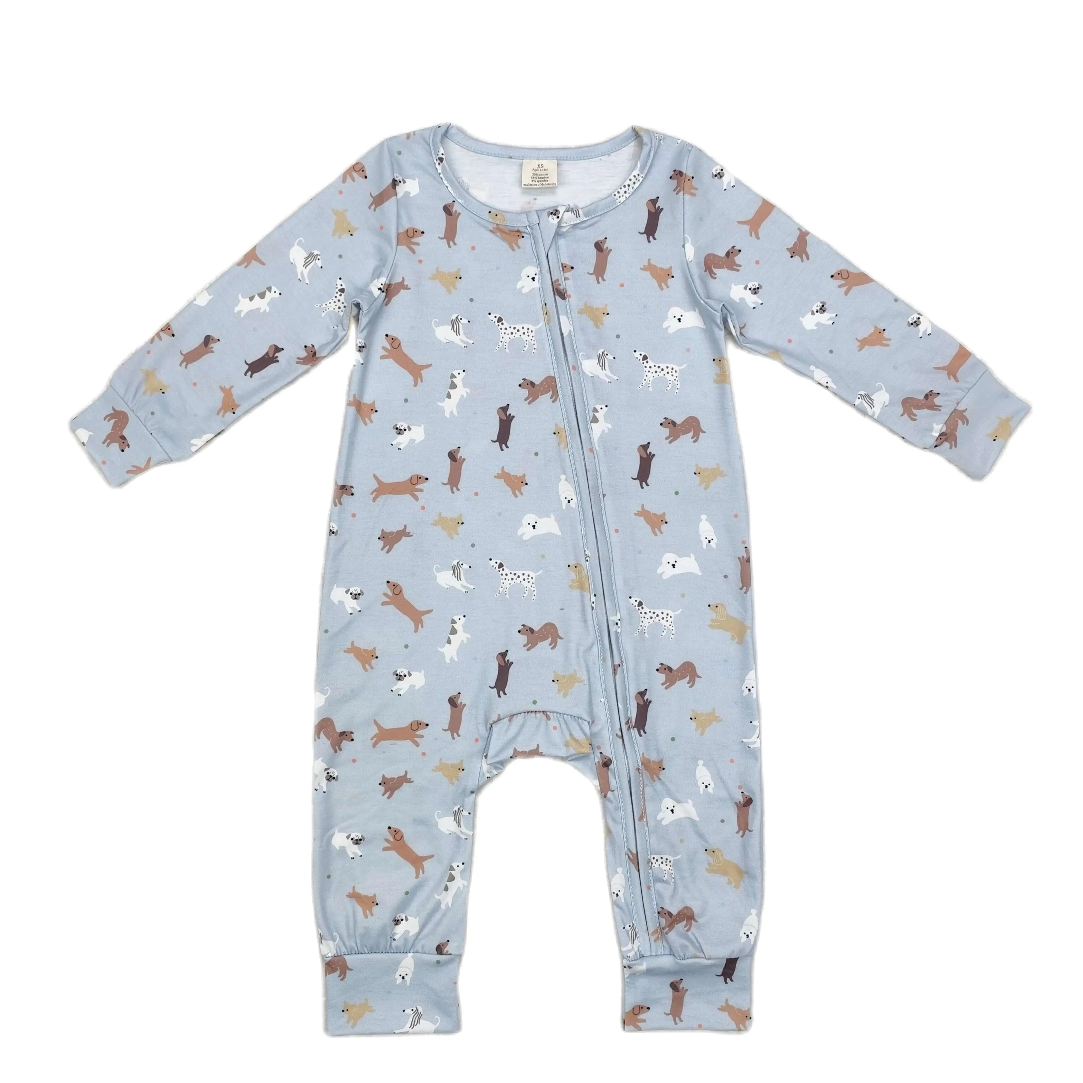 Wholesale Newborn Baby Boy Dogs Clothing Long Sleeves Zipper Jumpsuit Kids Children Toddler Spring Fall One-piece Bubble Romper
Wholesale Newborn Baby Boy Dogs Clothing Long Sleeves Zipper Jumpsuit Kids Children Toddler Spring Fall One-piece Bubble Romper