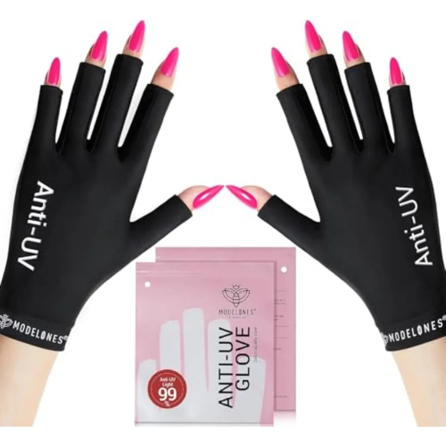 UV Gloves for Gel Manicures, Professional UPF99+ Anti UV Protection Gloves for Gel Nail Lamp
UV Gloves for Gel Manicures, Professional UPF99+ Anti UV Protection Gloves for Gel Nail Lamp