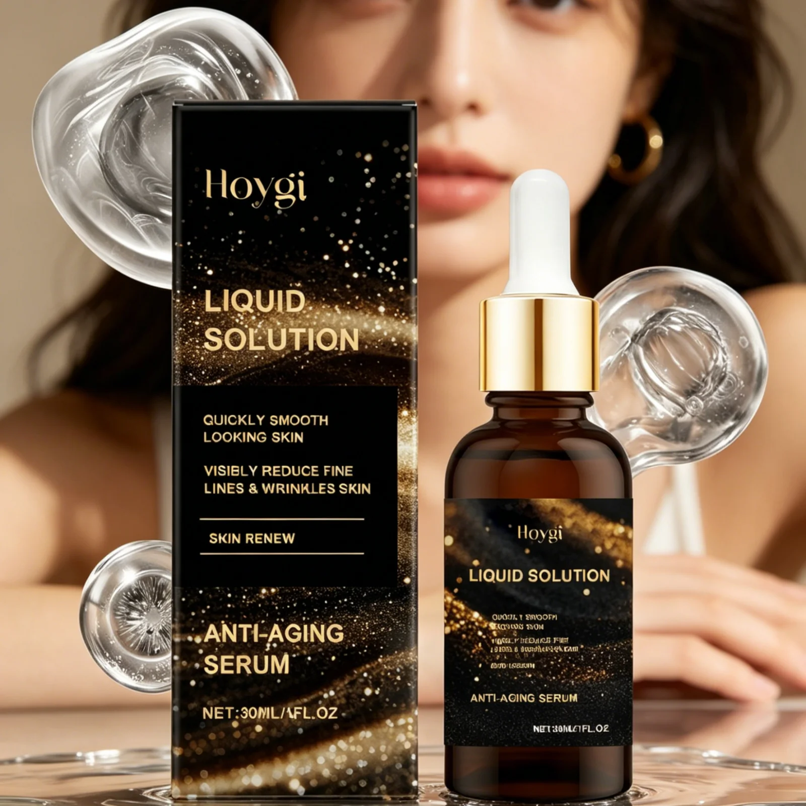 Hoygi Anti Aging Serum Fine Lines Reducing Moisturizing Repairing Dryness Improve Skin Texture Smooth Skin Elasticity Serum 30ml
Hoygi Anti Aging Serum Fine Lines Reducing Moisturizing Repairing Dryness Improve Skin Texture Smooth Skin Elasticity Serum 30ml