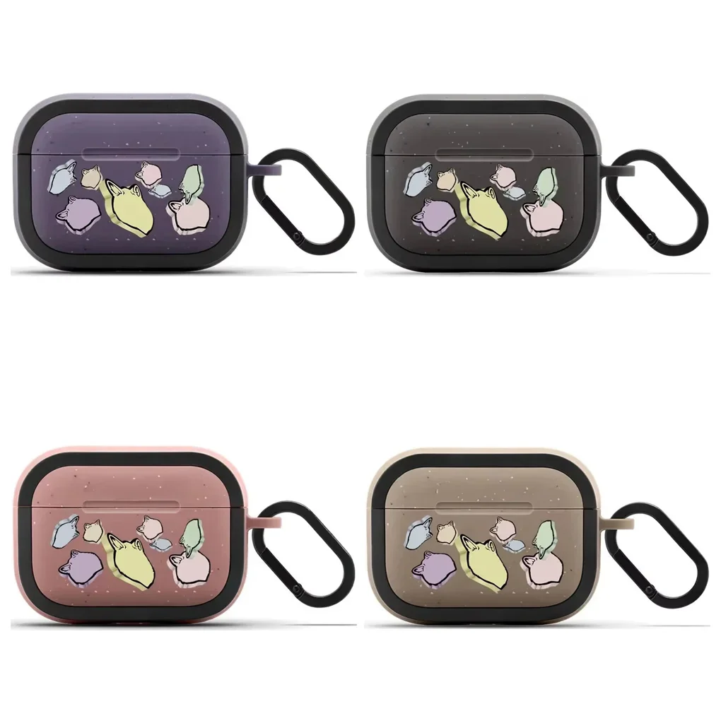 Colorful Fox Silicone Frosted Case for AirPods 4 3 Pro 2 Air Pods Pro Earbuds Charging Box Protective Cover
Colorful Fox Silicone Frosted Case for AirPods 4 3 Pro 2 Air Pods Pro Earbuds Charging Box Protective Cover