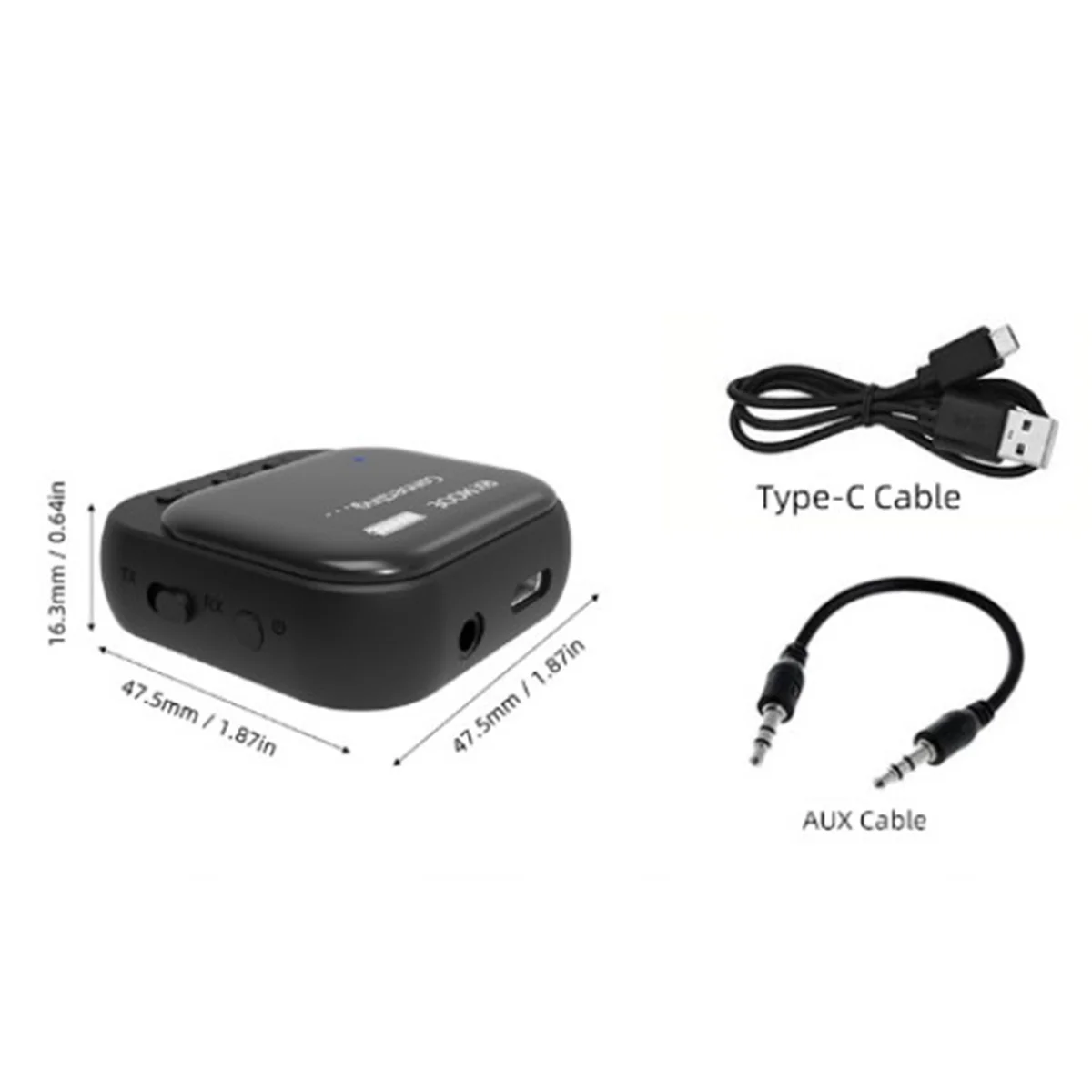 POP-lBluetooth 5.2 Display Bluetooth Receiver Bluetooth Transmitter Receiver 2-In-1 3.5mm Car Portable Bluetooth
POP-lBluetooth 5.2 Display Bluetooth Receiver Bluetooth Transmitter Receiver 2-In-1 3.5mm Car Portable Bluetooth
