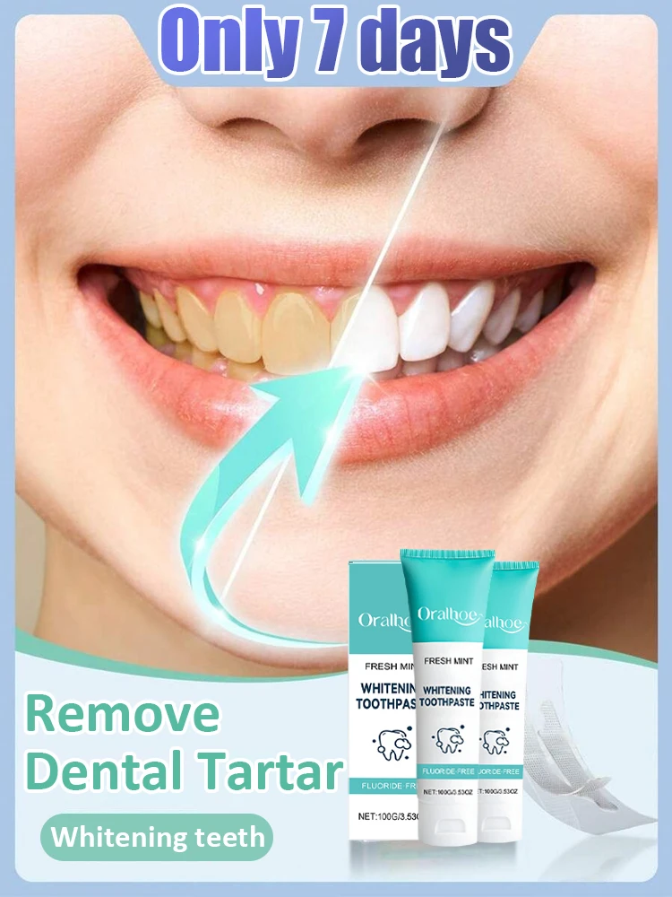 Паста для чистки зубов 2025 года для удаления зубного камня, коррекция обесцвеченных поврежденных желтых зубов и ногтей, инструменты для ухода за полостью рта
Паста для чистки зубов 2025 года для удаления зубного камня, коррекция обесцвеченных поврежденных желтых зубов и ногтей, инструменты для ухода за полостью рта