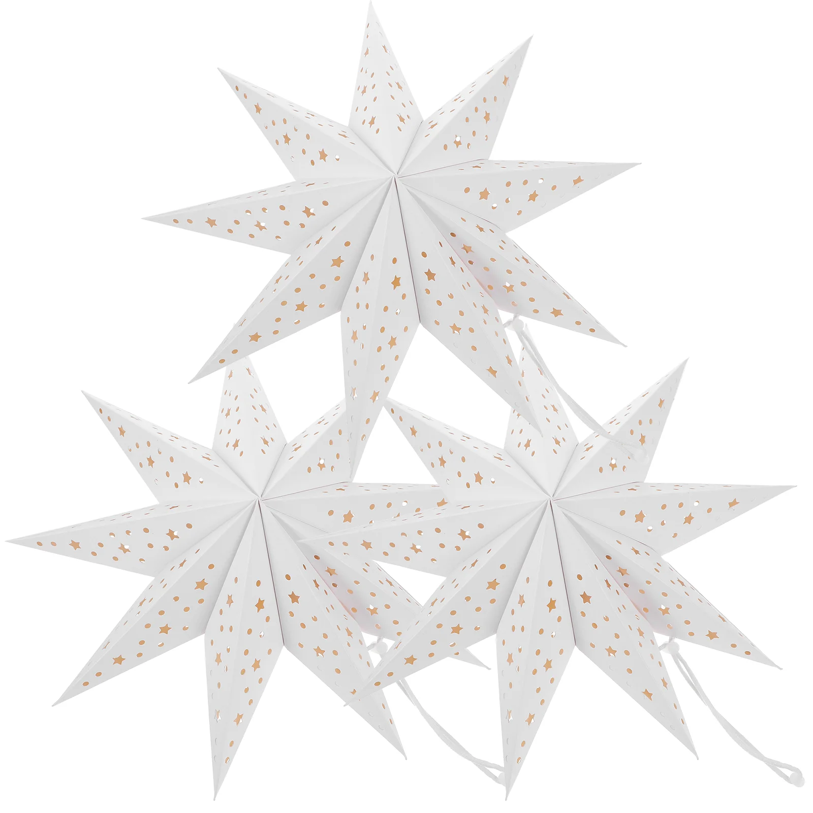3 Pcs Red 35cm Nine Pointed Star Paper Lantern Shade for Christmas Decorative Lamp Shades Outdoor House Lighting
3 Pcs Red 35cm Nine Pointed Star Paper Lantern Shade for Christmas Decorative Lamp Shades Outdoor House Lighting