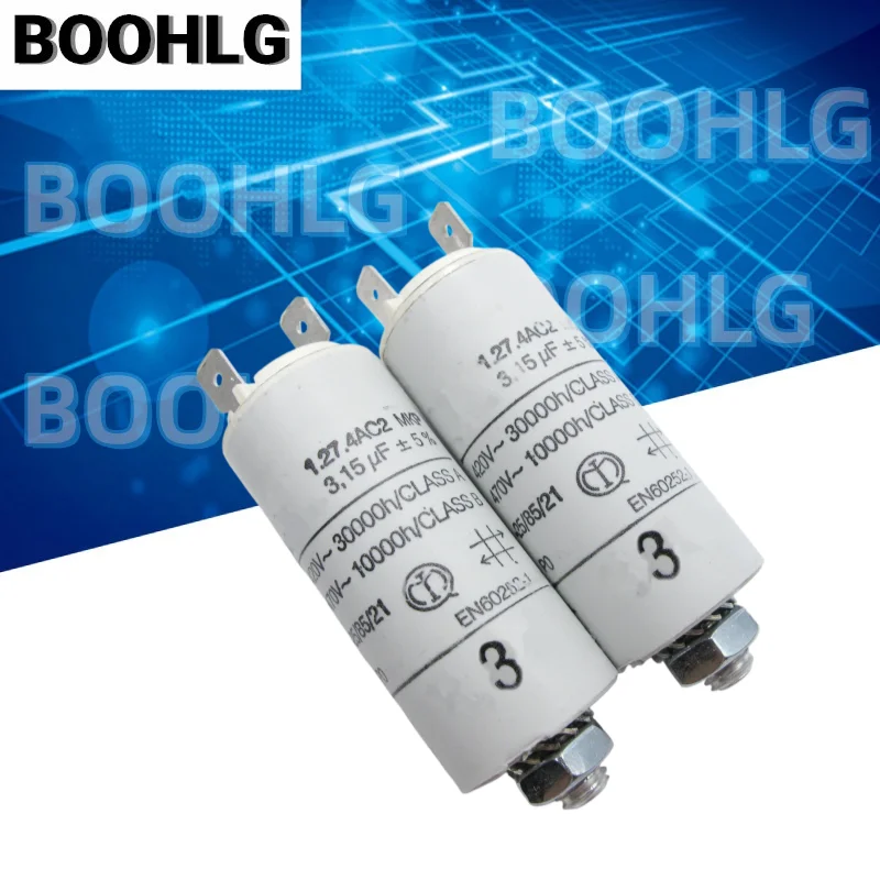 1PCS 1.27.4AC2 MKP 3uF 420V Motor Starting Film Capacitor
1PCS 1.27.4AC2 MKP 3uF 420V Motor Starting Film Capacitor