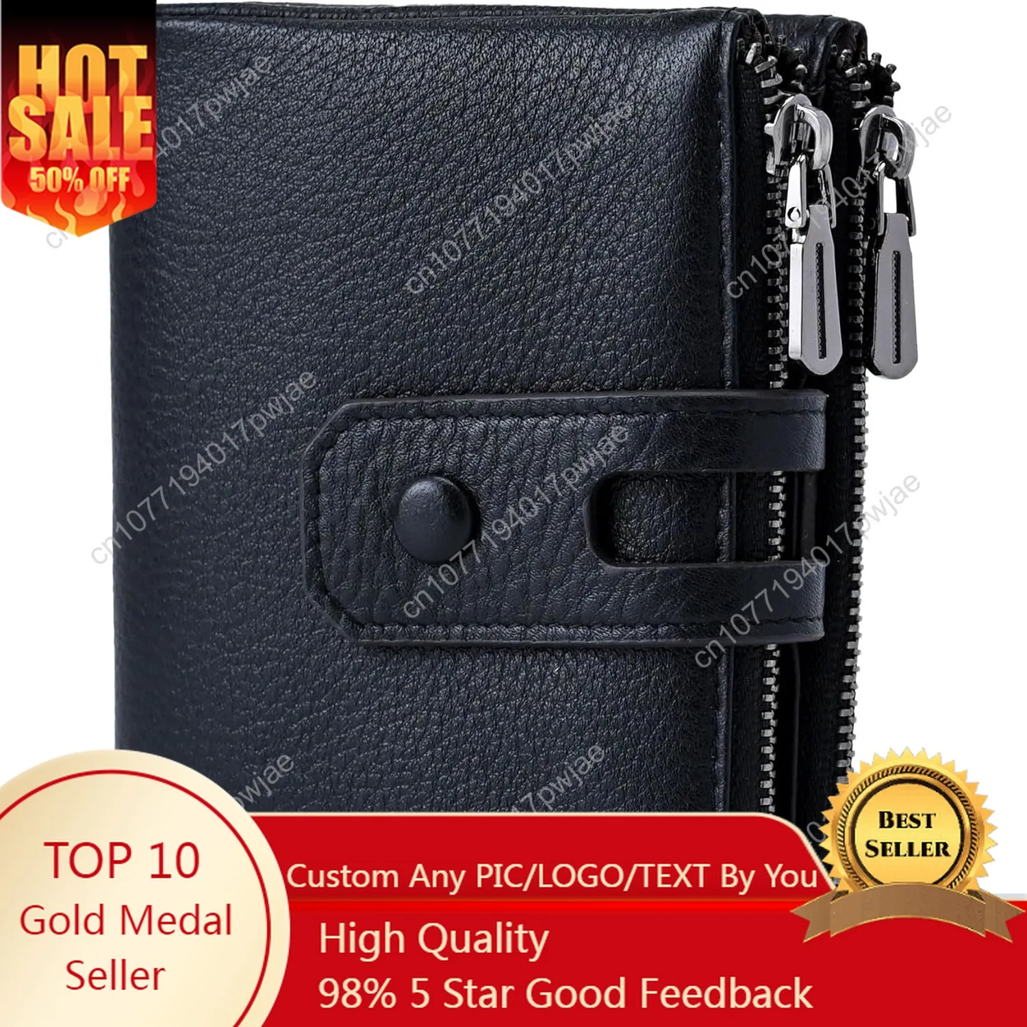 Bveyzi Small Soft Leather Wallet for Women RFID Blocking Ladies Card Holder with Double Zipper Pocket
Bveyzi Small Soft Leather Wallet for Women RFID Blocking Ladies Card Holder with Double Zipper Pocket