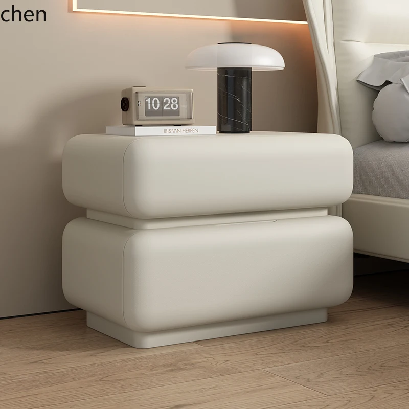 ZML solid wood bedside table simple modern bedroom home premium leather bedside table
ZML solid wood bedside table simple modern bedroom home premium leather bedside table