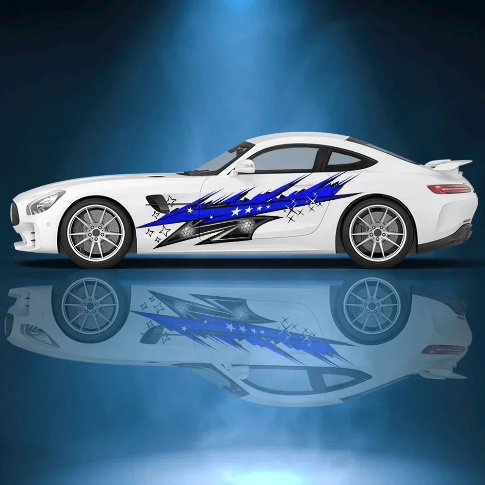 Полосатые звезды, абстрактные геометрические фигуры, боковая наклейка на автомобиль, виниловая краска для автоспорта, аксессуары, подходящие для грузовиков, внедорожников, автомобилей, наклейки 
Полосатые звезды, абстрактные геометрические фигуры, боковая наклейка на автомобиль, виниловая краска для автоспорта, аксессуары, подходящие для грузовиков, внедорожников, автомобилей, наклейки