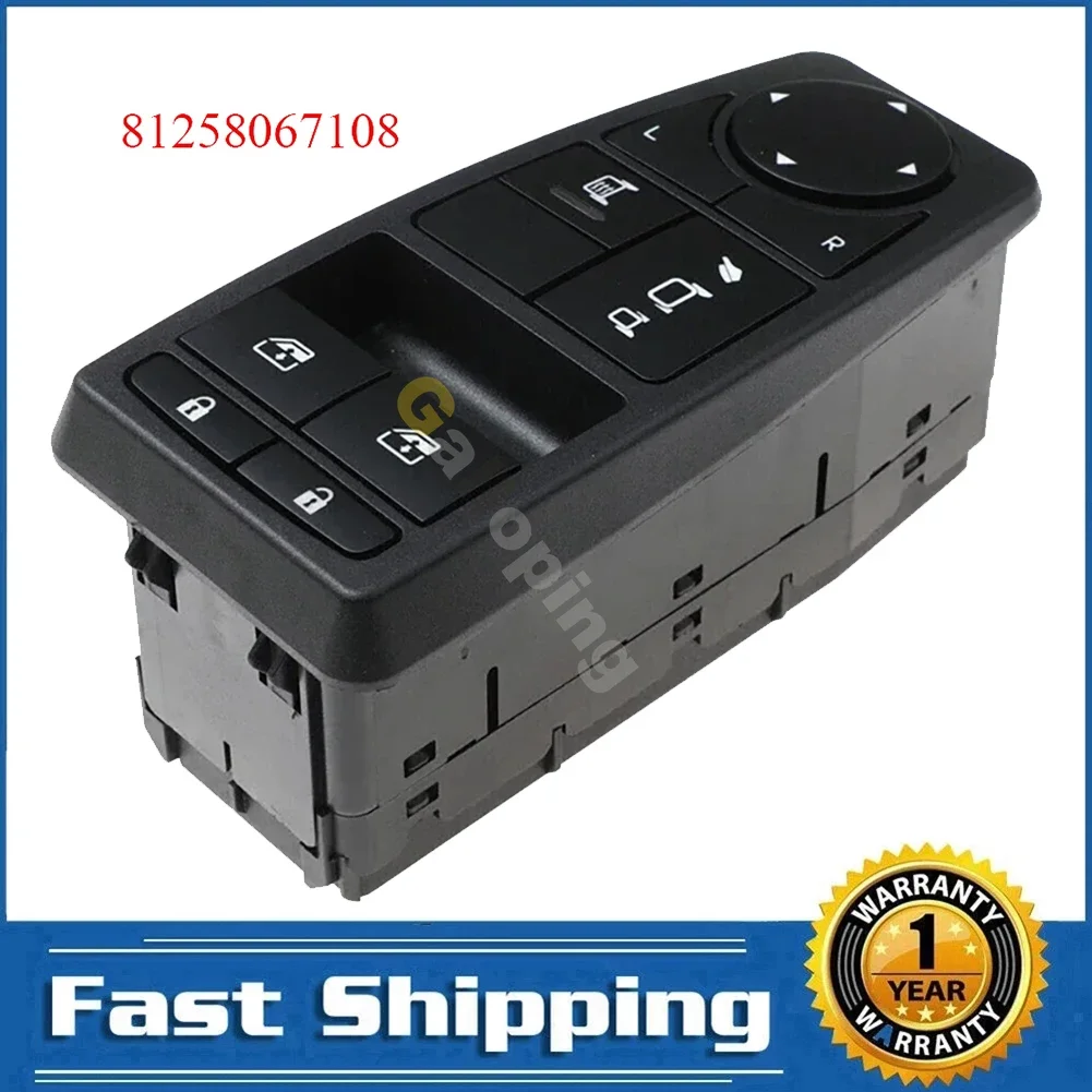 For MAN Truck TGL TGM TGS TGX Electric Power Master Window Lifter Switch Control Regulator Button 81258067108 Car Accessories
For MAN Truck TGL TGM TGS TGX Electric Power Master Window Lifter Switch Control Regulator Button 81258067108 Car Accessories
